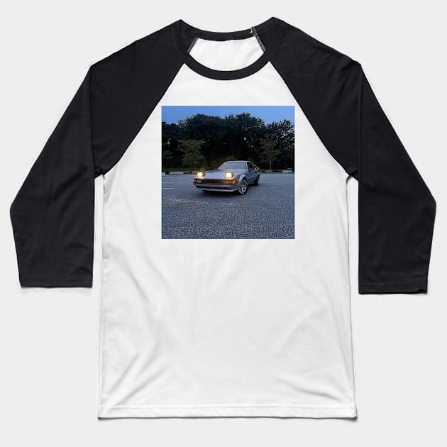 Toyota Celica Supra - Night Shot Baseball T-Shirt by Trevor1984